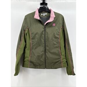 ROMFH‎ Jacket Small Coat Dry Shell Horse Riding Equestrian Stretch Vent Green
